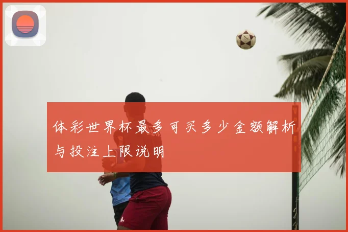 体彩世界杯最多可买多少金额解析与投注上限说明