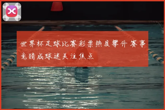 世界杯足球比赛彩票热度攀升 赛事竞猜成球迷关注焦点